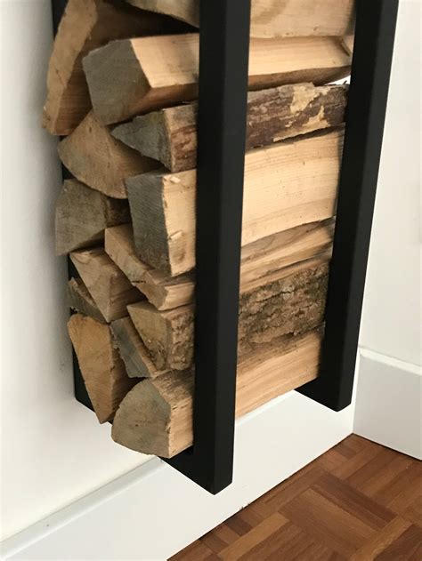 wall mounted log store